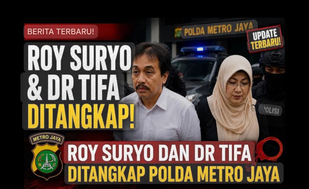 Ahirnya Roy Suryo dan Dokter Tifa Ditangkap Polda Metro Jaya