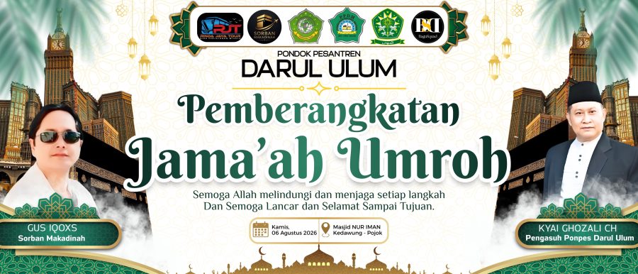 Jamaah Umroh Pondok Pesantren Darul Ulum Kedawung Pojok Resmi Diberangkatkan ke Tanah Suci