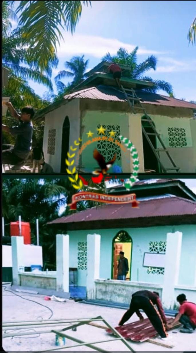 Satgas TMMD Ke-129 TA 2026 Kodim 0208/Asahan Renovasi Mushollah Al Maghribi