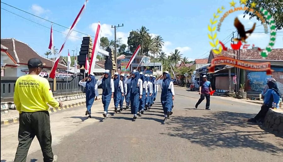 Kobarkan Jiwa Nasionalisme, Siswa SMP PGRI 05 Sukodono Dampit Siap Sambut HUT RI ke-81