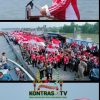 Bupati Asahan Kibarkan Bendera Merah Putih Raksasa di Muara Selat Malaka