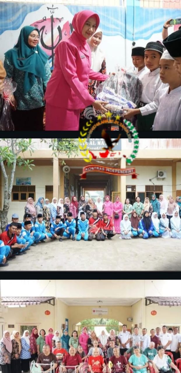 Ketua TP PKK Asahan Hadiri Bhakti Sosial Keagamaan