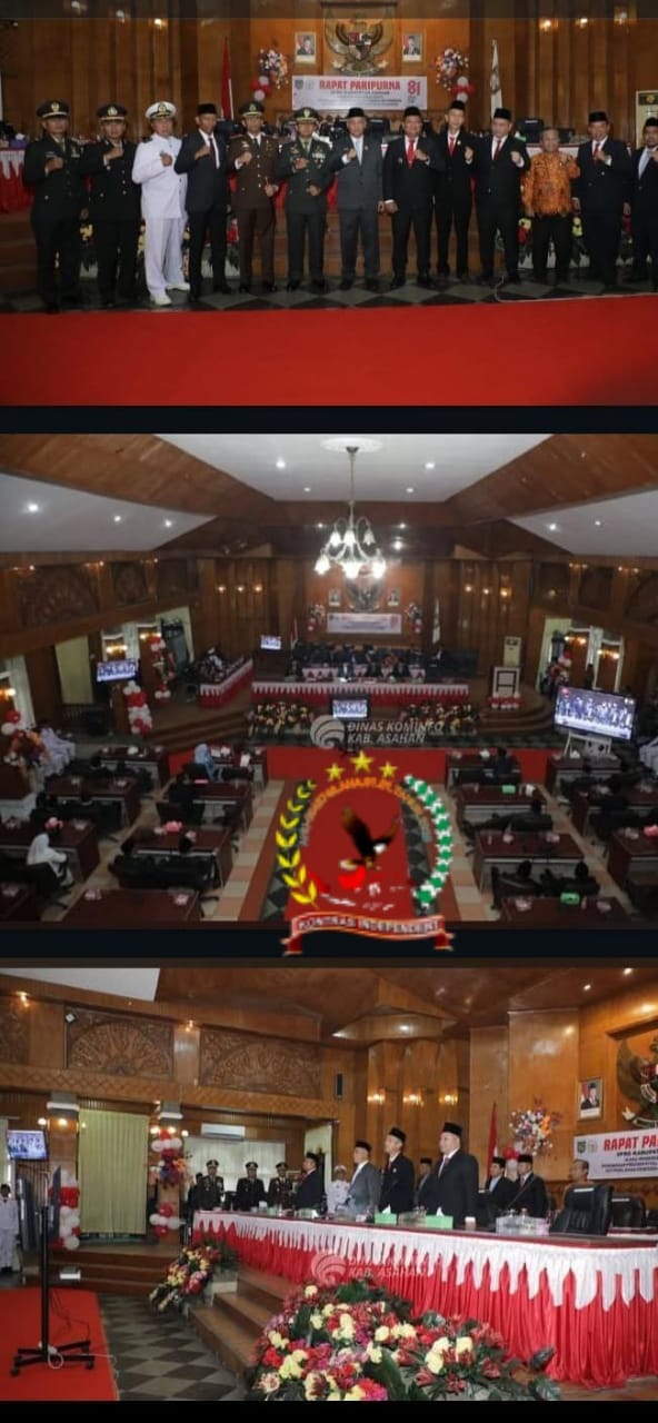 Wabup Asahan Dengarkan Pidato Kenegaraan Presiden RI