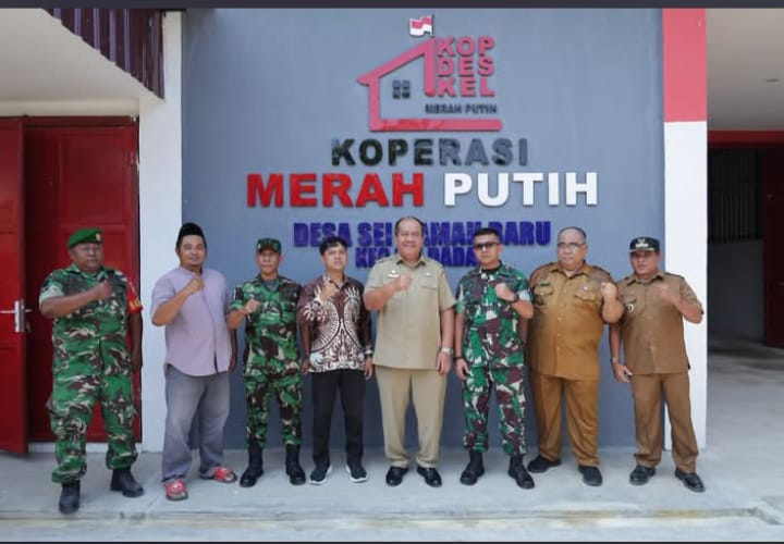 Dandim 0208/Asahan Bersama Bupati Tinjau Gedung Koperasi Desa Merah Putih