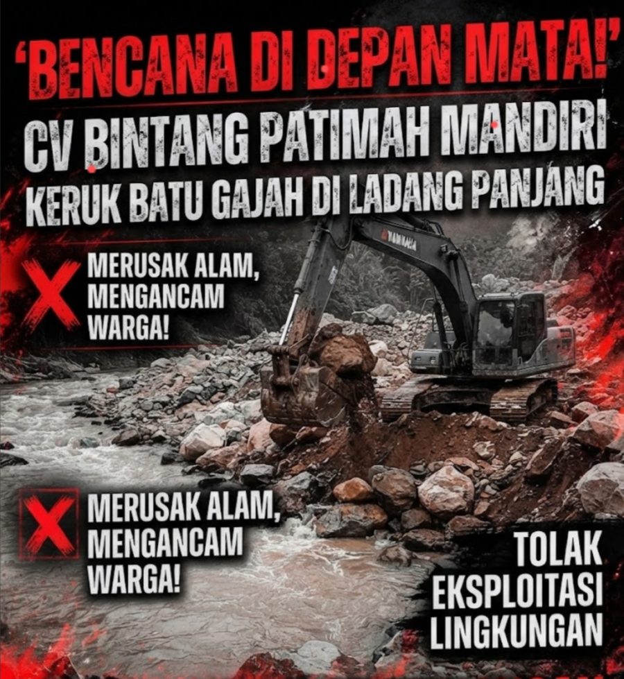Bencana di Depan Mata! CV Bintang Patimah Mandiri Keruk Batu Gajah di Ladang Panjang, Ancam Hancurkan Sungai dan Putus Jalan Lintas
