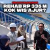 Sidak Dewan, 335 Milyar Rehab Stadion Kanjuruhan Lantai Tribun Sudah Pada Nglupas