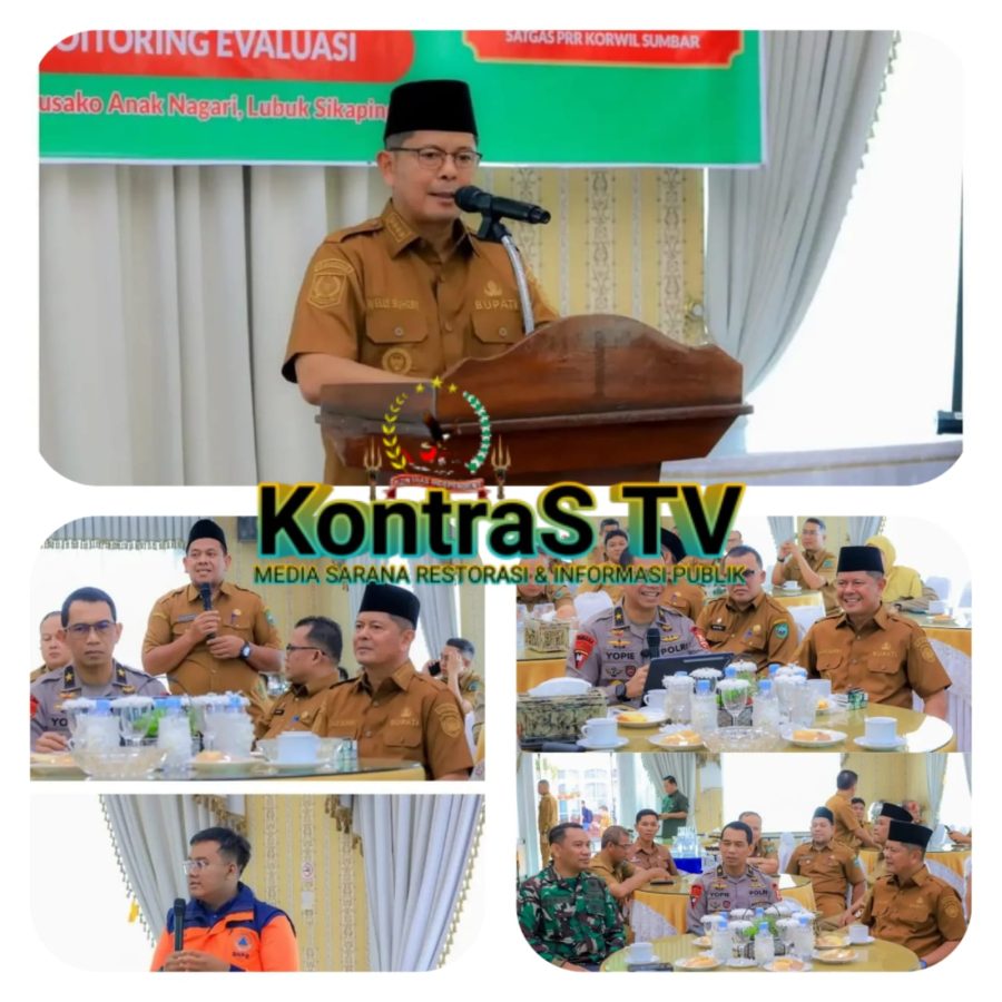 Pemkab Pasaman Percepat Rehabilitasi Pascabencana, Satgas PPRP Turun Evaluasi Langsung