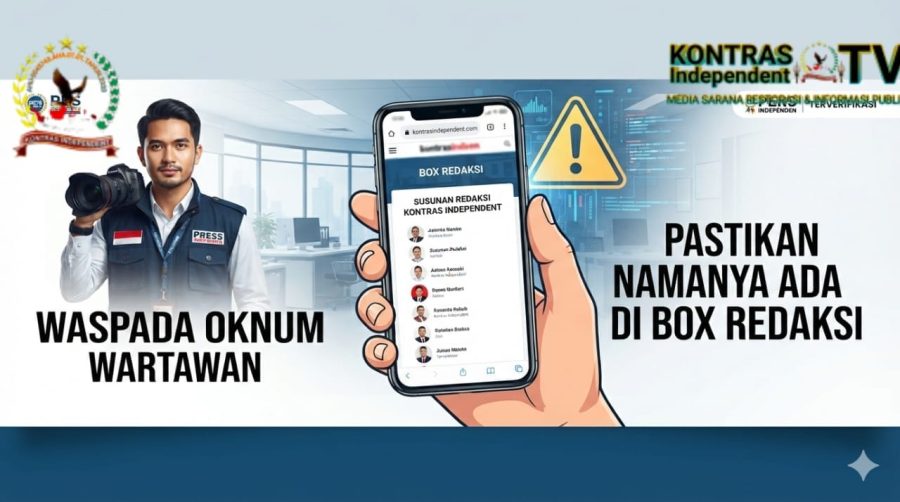 Waspada Oknum Wartawan, Pastikan Namanya Ada di Box Redaksi