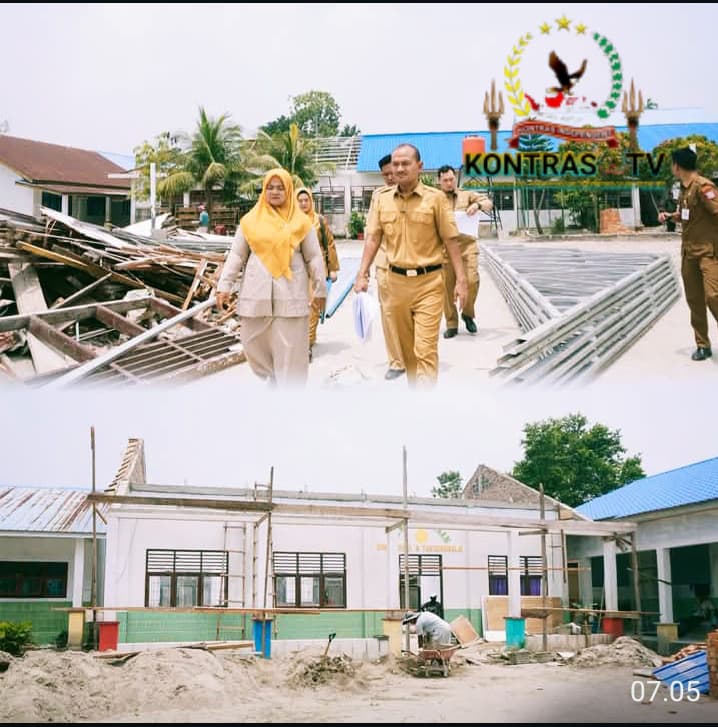 Wali Kota Tanjungbalai Tinjau Revitalisasi SMP Negeri 6