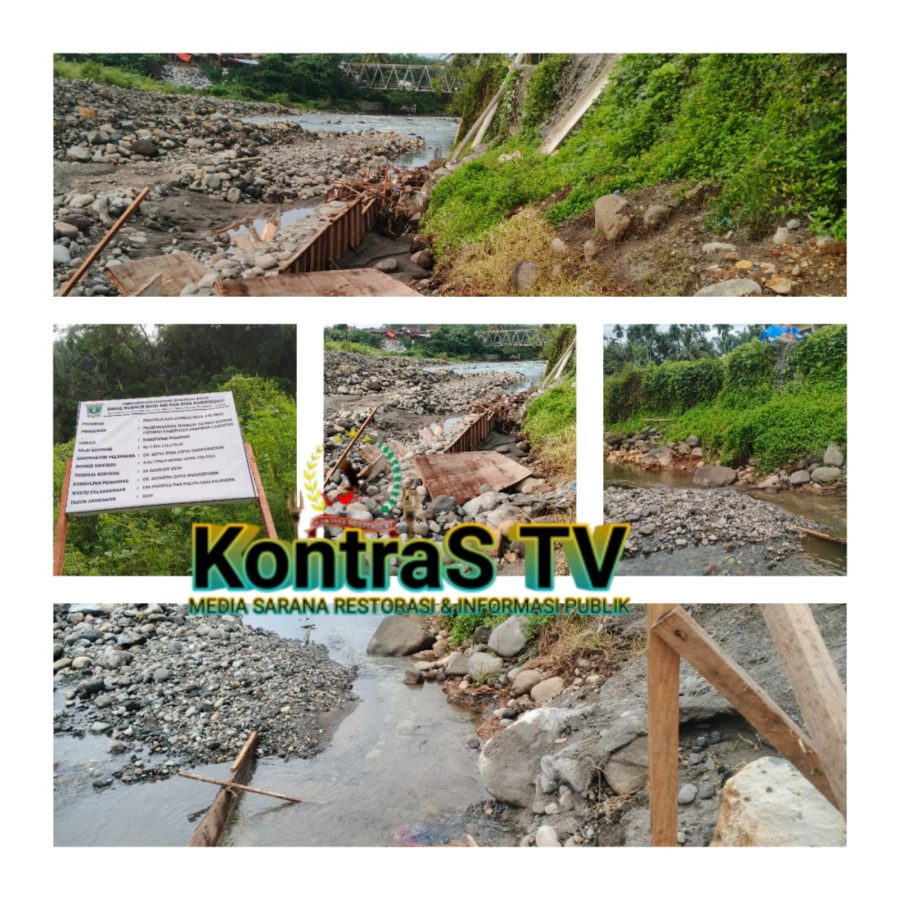 KONTRAK MILIARAN RUPIAH, PROYEK TANGGUL BATANG PATIMAH PASAMAN DIDUGA AMBURADUL DAN PASOK BATU ILEGAL