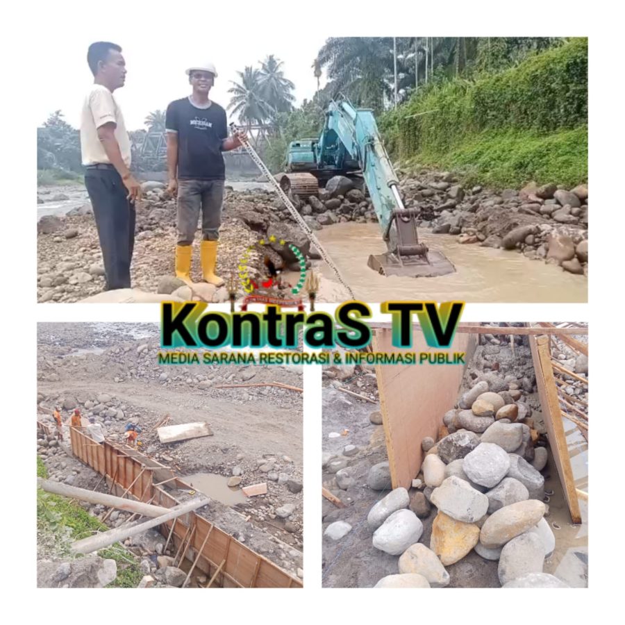 Proyek Pembangunan Tanggul Sungai Batang Patimah Diduga Bermasalah, Muncul Isu “Main Mata” Pengambilan Material Batu