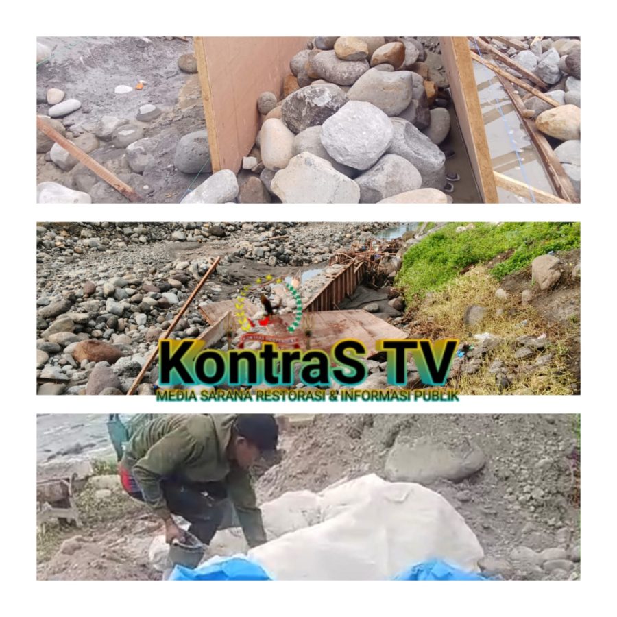 Demi Meraup Untung Besar, Proyek Tanggul Batang Patimah Diduga Sarat Kongkalikong dan Gunakan Material Bodong