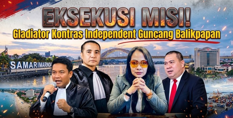 EKSEKUSI MISI! Gladiator Kontras Independent Guncang Balikpapan