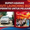 Bupati Asahan Ikuti Launching Bus Perintis Untuk Pelajar