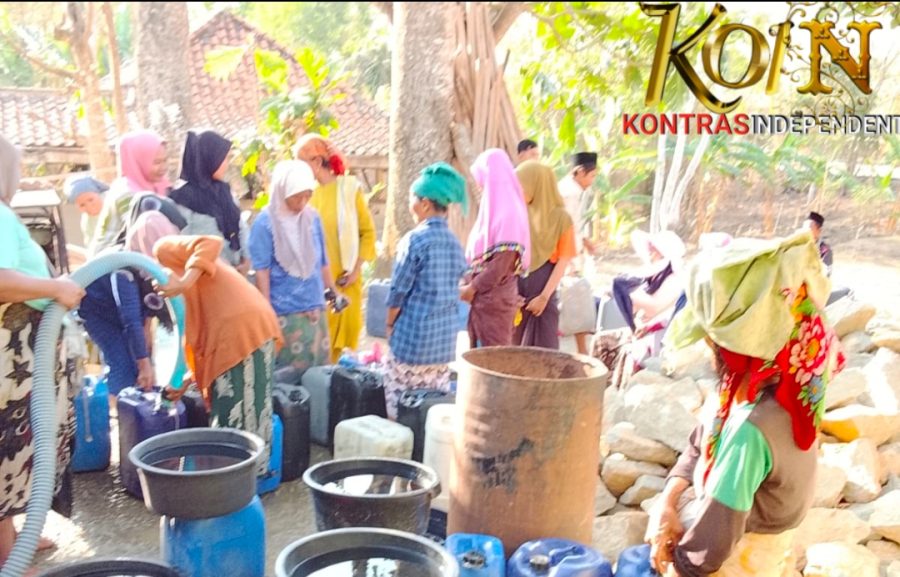 PUDAM Bangkalan Salurkan Bantuan Air Bersih ke Wilayah Rawan Kekeringan Daerah Kokop