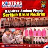 Kapolres Asahan Pimpin Sertijab Kasat Reskrim