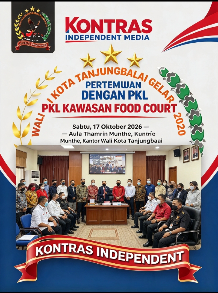Wali Kota Tanjungbalai Gelar Pertemuan Dengan PKL Kawasan Food Court