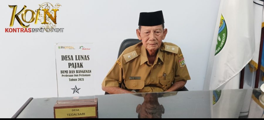 Kades Tegalsari Dapat Apresiasi Dari Bapenda Tiap Tahun Lunasi Pajak Sebelum Jatuh Tempo