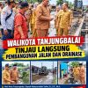 Wali Kota Tanjungbalai Tinjau Langsung Pembangunan Jalan Dan Drainase