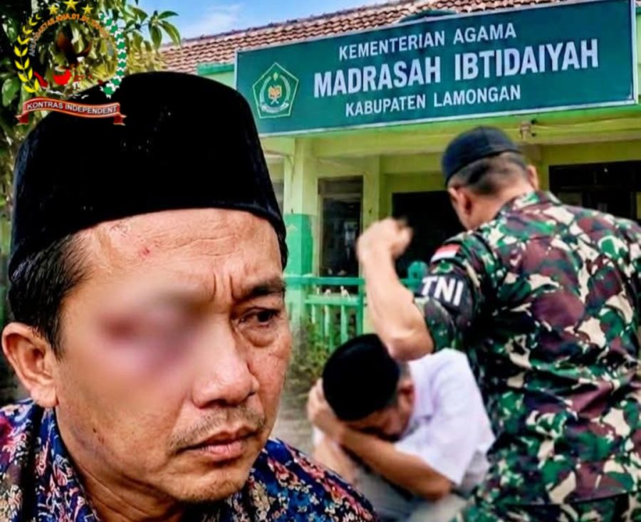Oknum TNI Aniaya Guru MI Lantaran Tegur Anaknya Suruh Pakai Kaos Kaki