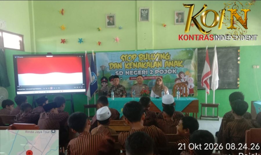 SDN 2 Pojok Dampit Gandeng Polsek, Gelar Stop Bullying dan Kenakalan Anak