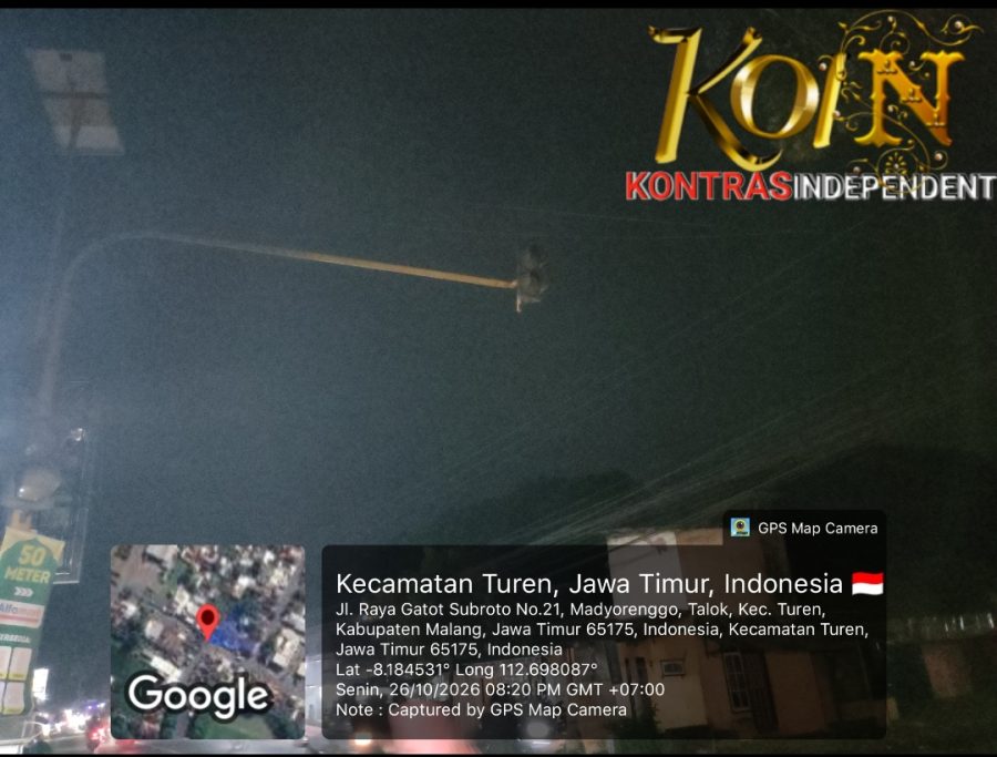 Lampu Warning Light Pertigaan Turen Mati Kadishub Langsung Tindaklanjuti