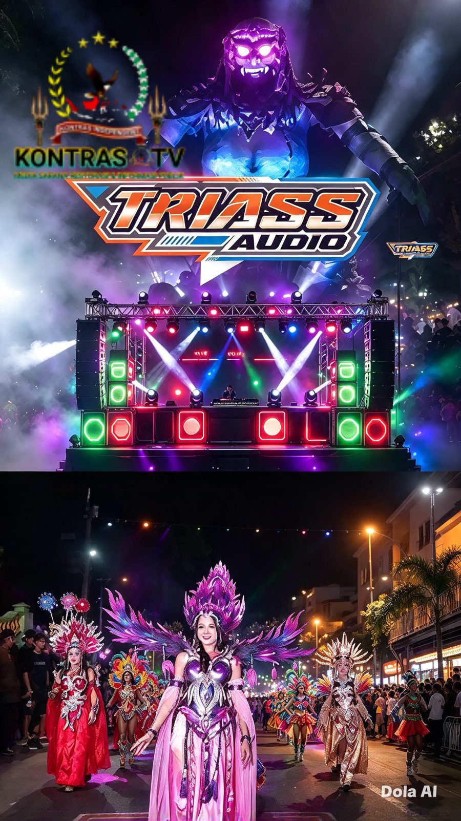 TRIAS AUDIO: DARI “TRIAS PUTRA” KINI TAMPIL MEGAH DI KARNAVAL SUKOREJO