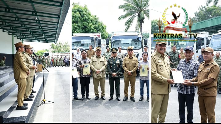 BUPATI ASAHAN SERAHKAN 27 UNIT TRUK RODA ENAM UNTUK PERKUAT EKONOMI DESA MELALUI KDMP