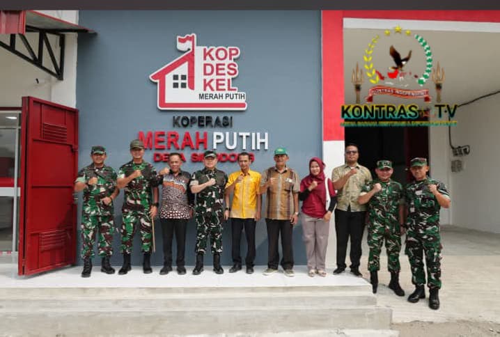 DANDIM 0208/ASAHAN DAMPINGI WAASTER KASAD TINJAU KOPERASI DESA/KELURAHAN MERAH PUTIH