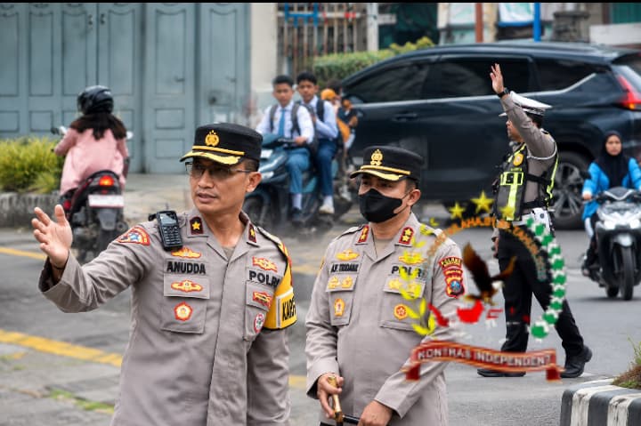 Kapolres Asahan Turun Langsung Ke Jalan Gelar GATUR Pagi