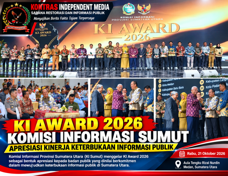 Pemkab Asahan Kembali Raih Predikat Kabupaten Informatif Pada KI Award 2026